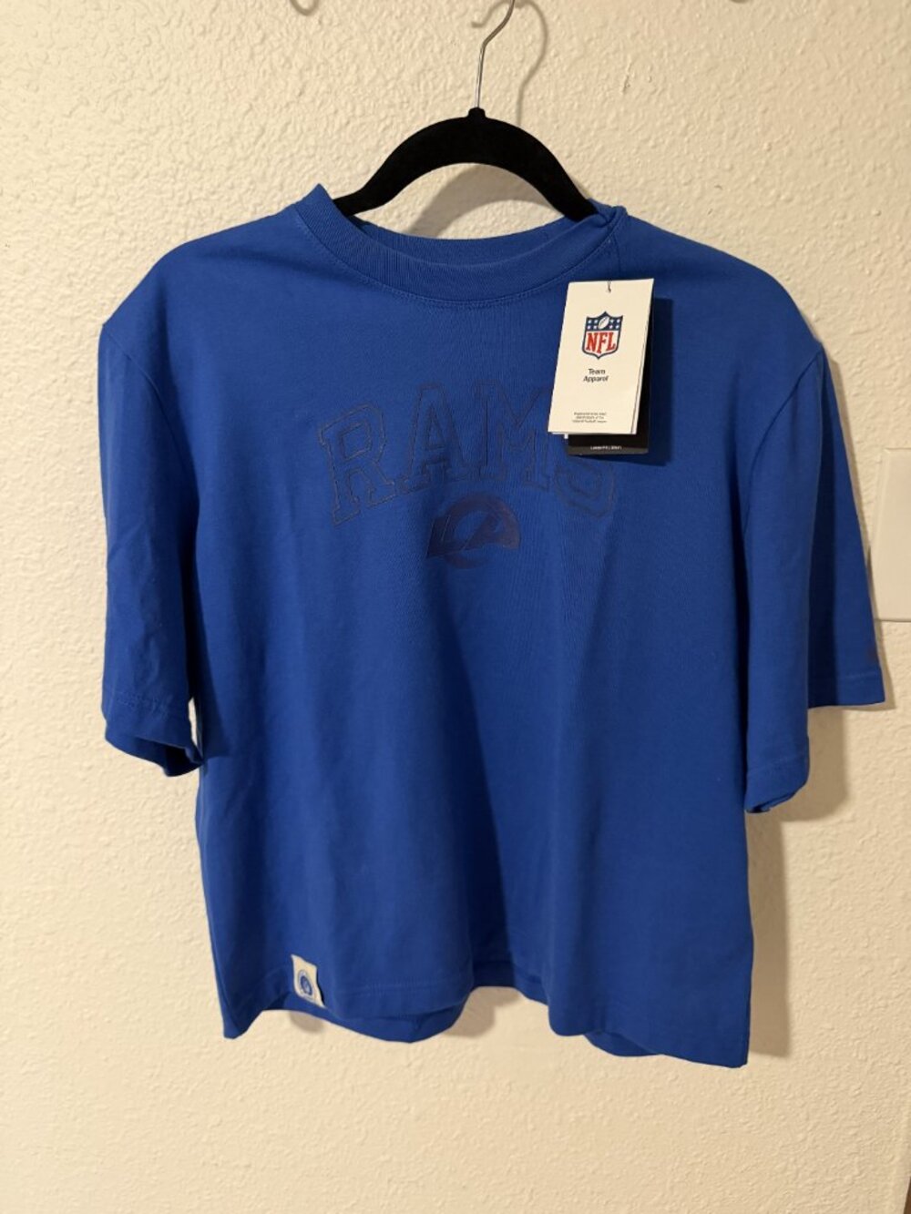 LA RAMS Women's NFL Blue Graphic Licensed Tee